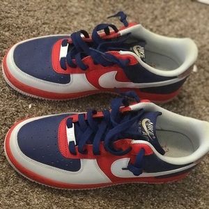 Air Force 1 - Great Condition! Red, White and Blue